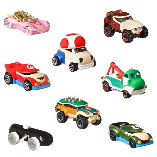 Hot Wheels Super Mario Brothers Character Cars Wave Set of
