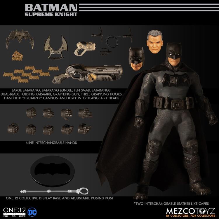 Mezco Toyz - One:12 DC Comics Batman (Supreme Knight) – Ages Three