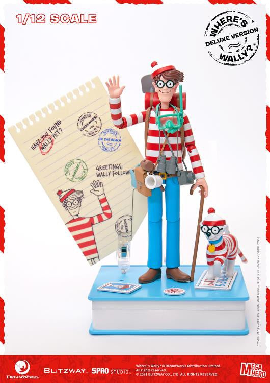 Load image into Gallery viewer, Blitzway - MEGAHERO Where's Waldo: Waldo Deluxe 1/12 Scale Figure
