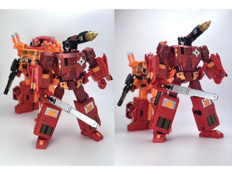 Load image into Gallery viewer, Fans Hobby - MasterBuilder - MB06D Power Baser + MB-11D God Armour (Orange Set)