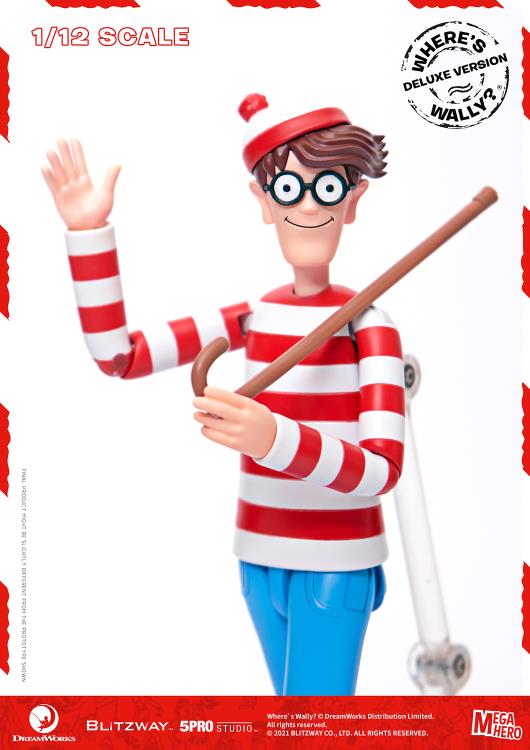 Load image into Gallery viewer, Blitzway - MEGAHERO Where's Waldo: Waldo Deluxe 1/12 Scale Figure