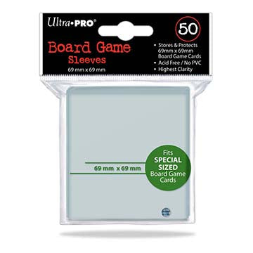Ultra PRO - Board Game Sleeves 69mm x 69mm Ages Three and Up Ultra PRO - Board Game Sleeves 69mm x 69mm Ages Three and Up