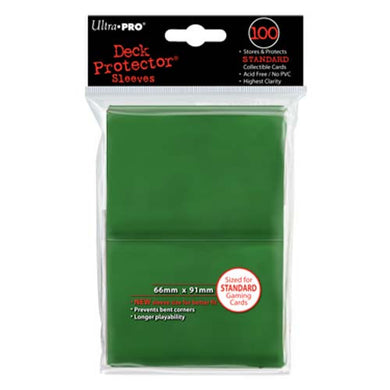 Ultra PRO - Solid Green Deck Protectors - 100 Sleeves