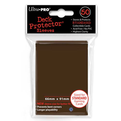 Ultra PRO - Solid Brown Deck Protectors - 50 Sleeves