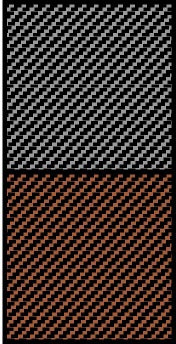 SMS - Composite Fiber Decal: Plain Weave Black/Bronze 1/43