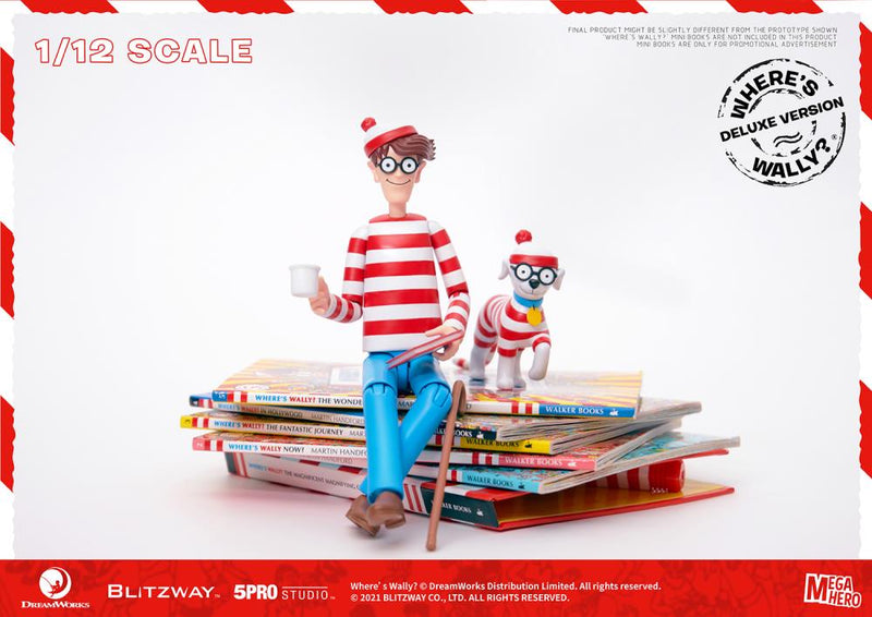 Load image into Gallery viewer, Blitzway - MEGAHERO Where's Waldo: Waldo Deluxe 1/12 Scale Figure