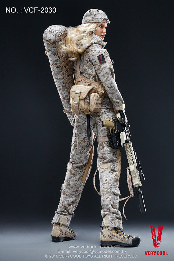 Load image into Gallery viewer, Very Cool - Digital Camouflage Woman Soldier - Max