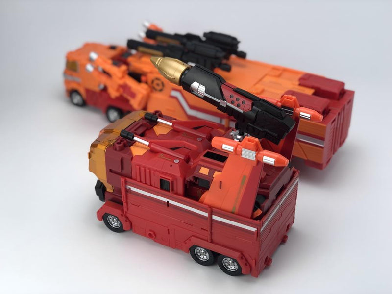 Load image into Gallery viewer, Fans Hobby - MasterBuilder - MB06D Power Baser + MB-11D God Armour (Orange Set)