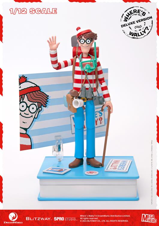Load image into Gallery viewer, Blitzway - MEGAHERO Where's Waldo: Waldo Deluxe 1/12 Scale Figure