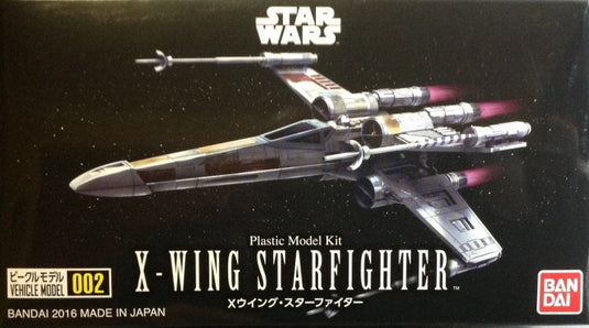 Bandai - Star Wars Vehicle Model - 002 X-Wing Starfighter 1/144 Scale