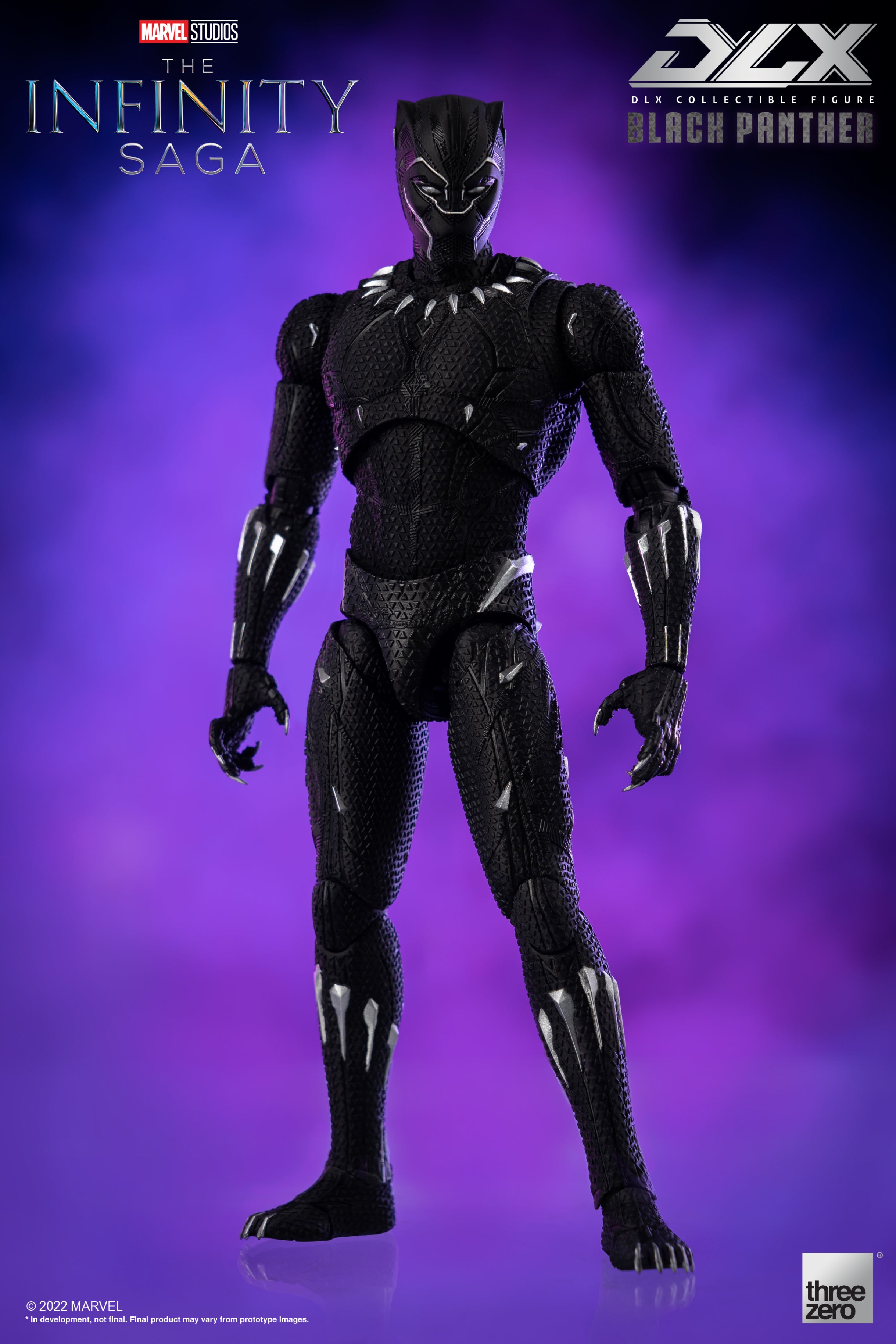 Threezero - 1/12 The Infinity Saga: DLX Black Panther – Ages Three