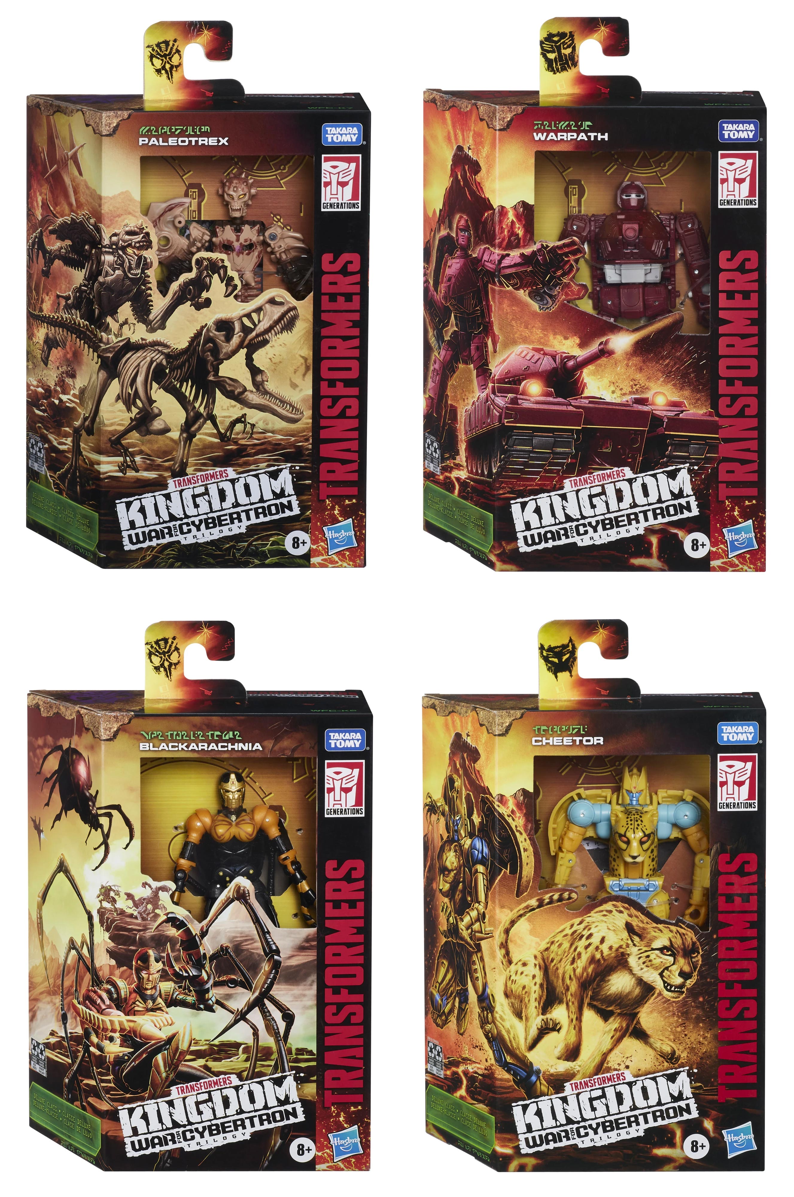 Transformers War for Cybertron: Kingdom - Deluxe Wave 1 Set of 4