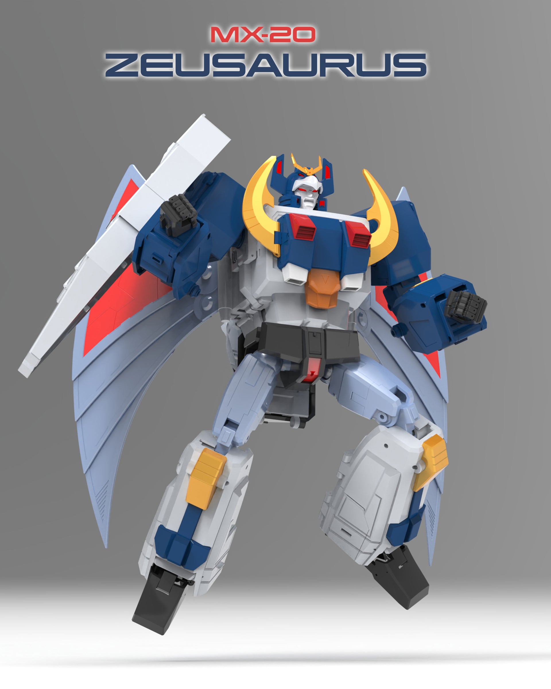 X-Transbots - MX-20 - Zeusaurus – Ages Three and Up