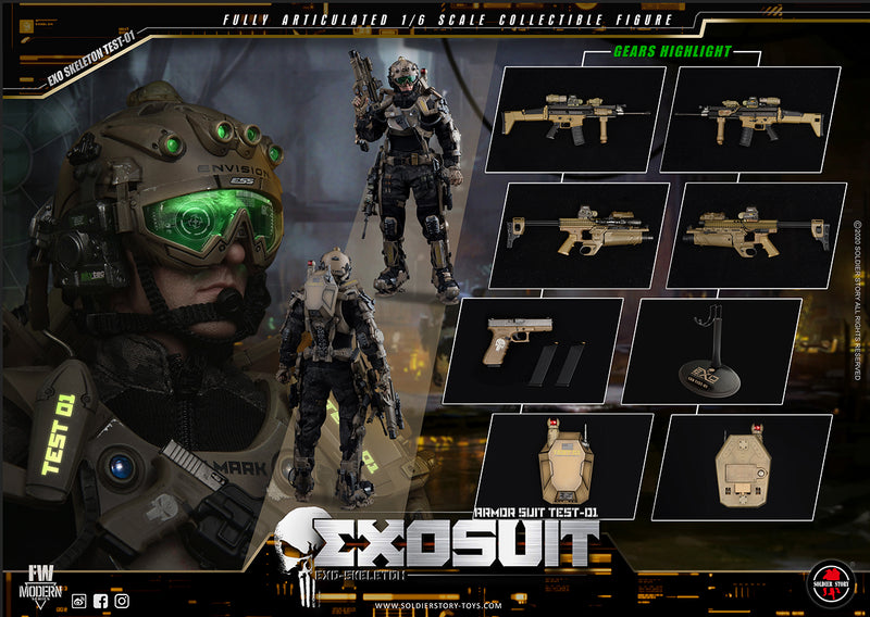 Load image into Gallery viewer, Soldier Story - Exo Skeleton Armor Suit Test 01