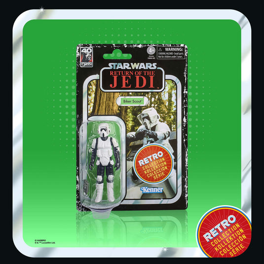 Hasbro - Star Wars: The Retro Collection: Biker Scout 3 3/4-Inch Action Figure