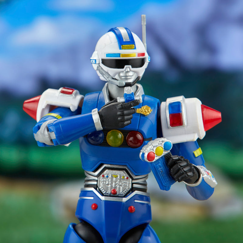 Load image into Gallery viewer, Power Rangers Lightning Collection - Power Rangers Turbo: Deluxe Blue Senturion