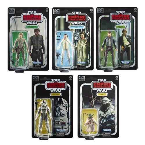 Load image into Gallery viewer, Star Wars the Black Series - Empire Strikes Back 40th Anniversary Wave 1 Set of 5