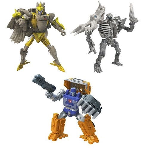 Load image into Gallery viewer, Transformers War for Cybertron: Kingdom - Deluxe Wave 2 Set of 3 Figures