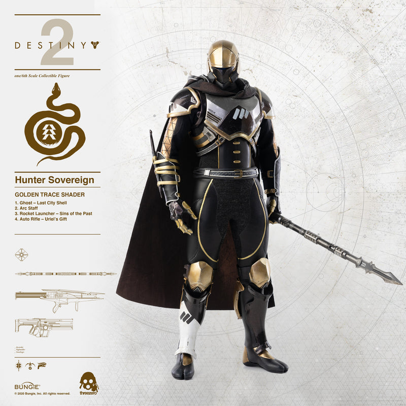 Load image into Gallery viewer, Threezero - Destiny 2 - Hunter Sovereign (Golden Trace Shader)