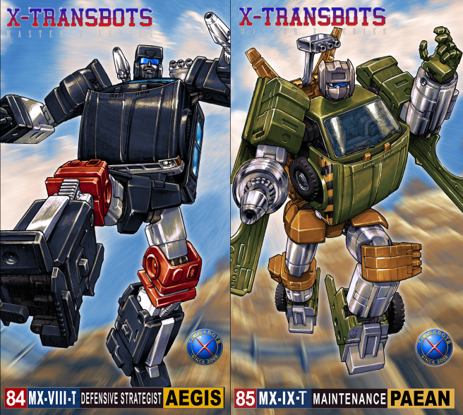Load image into Gallery viewer, X-Transbots - MX-IX Paean (Cartoon Version)