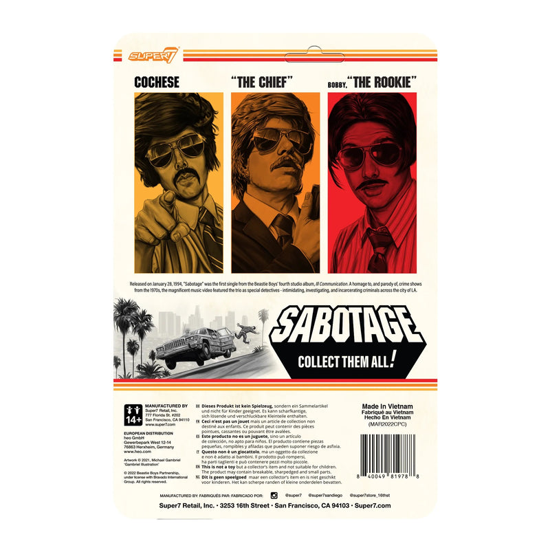 Load image into Gallery viewer, Super 7 - Music ReAction - Beastie Boys: Sabotage Set of 3