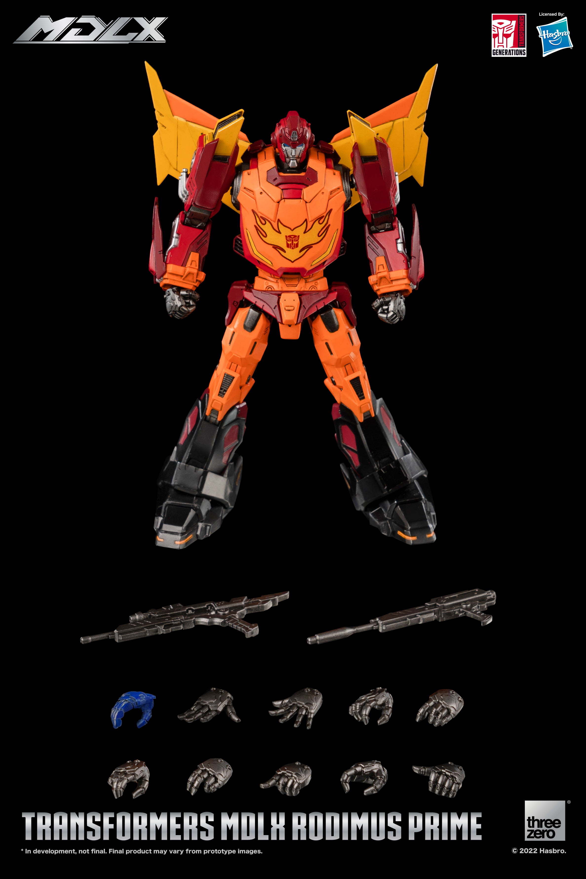 Threezero - Transformers: MDLX Rodimus Prime – Ages Three and Up