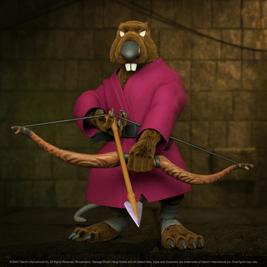 Super 7 - Teenage Mutant Ninja Turtles Ultimates: Splinter (Flocked)