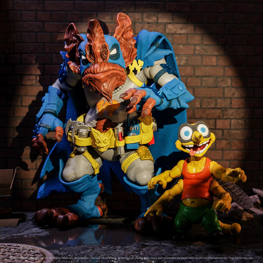 Super 7 - Teenage Mutant Ninja Turtles Ultimates: Wingnut & Screwloose