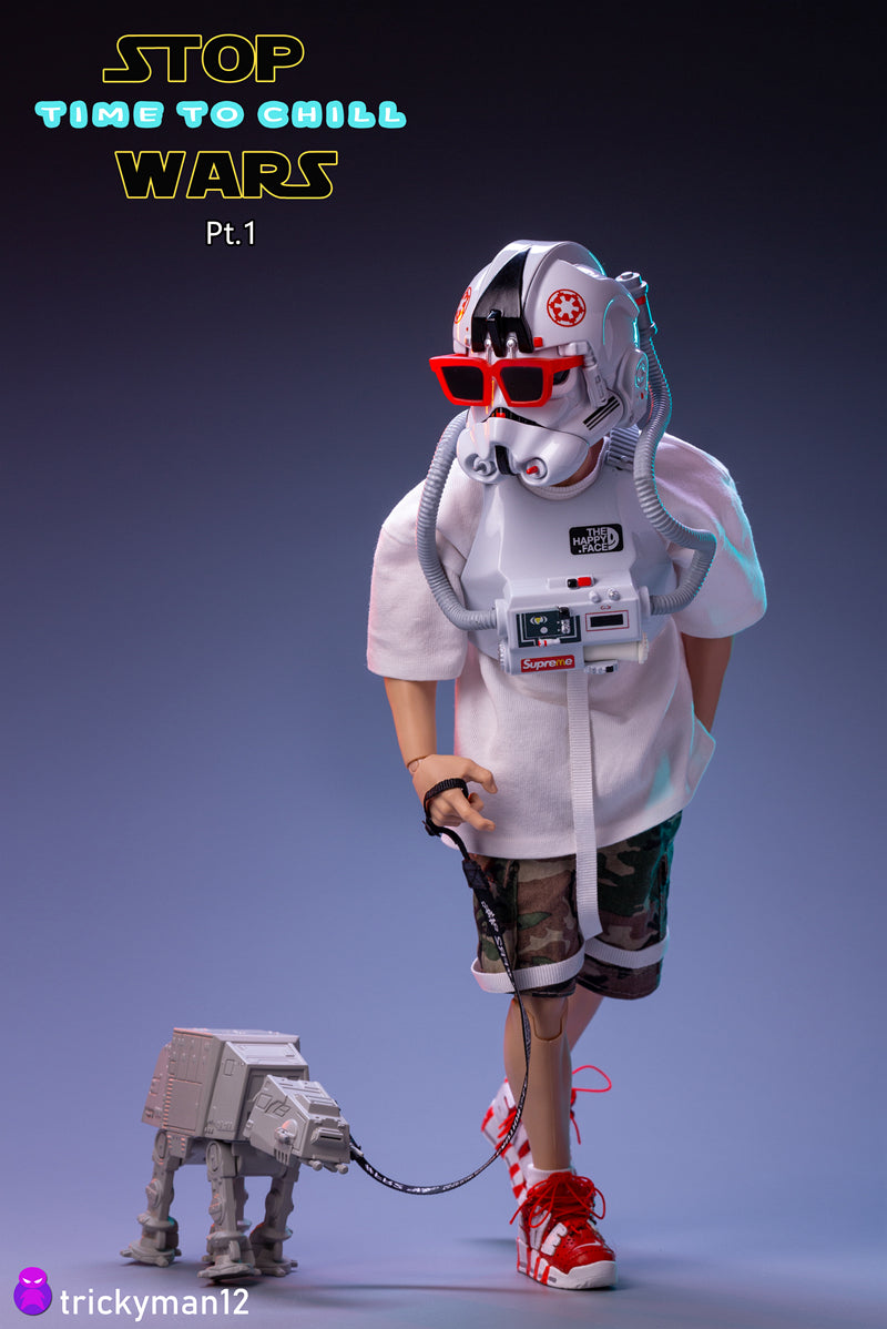 Load image into Gallery viewer, Trickyman12 - Stop Wars Pt1 Figure