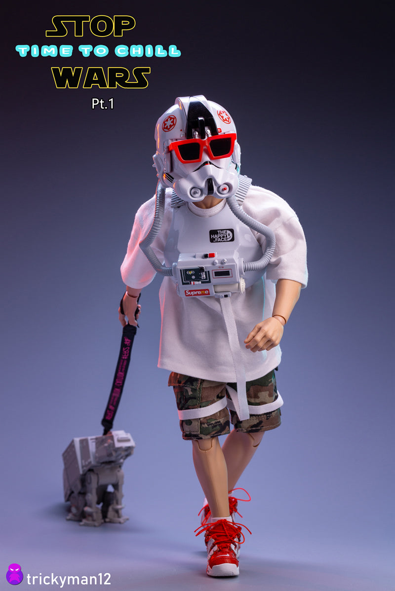 Load image into Gallery viewer, Trickyman12 - Stop Wars Pt1 Figure