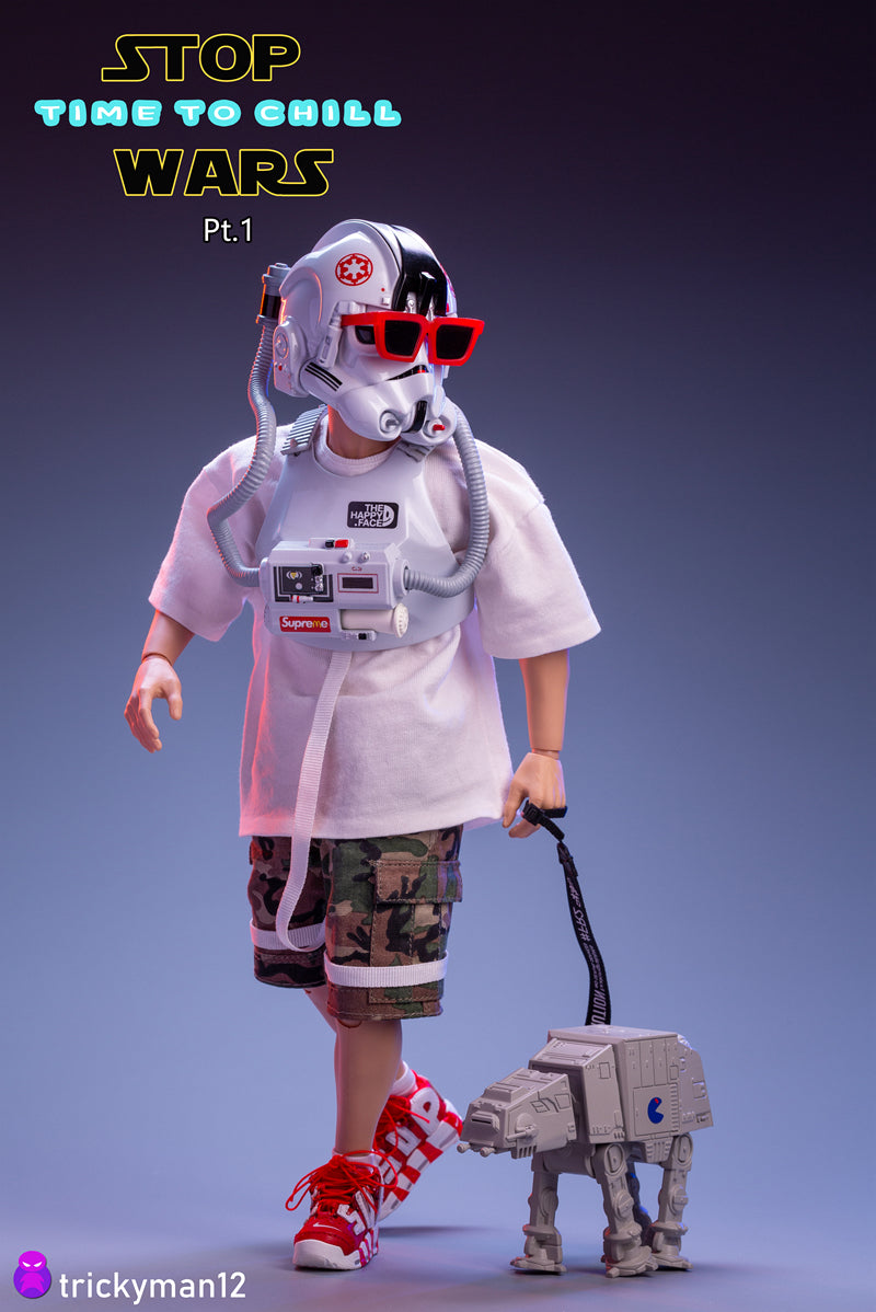 Load image into Gallery viewer, Trickyman12 - Stop Wars Pt1 Figure