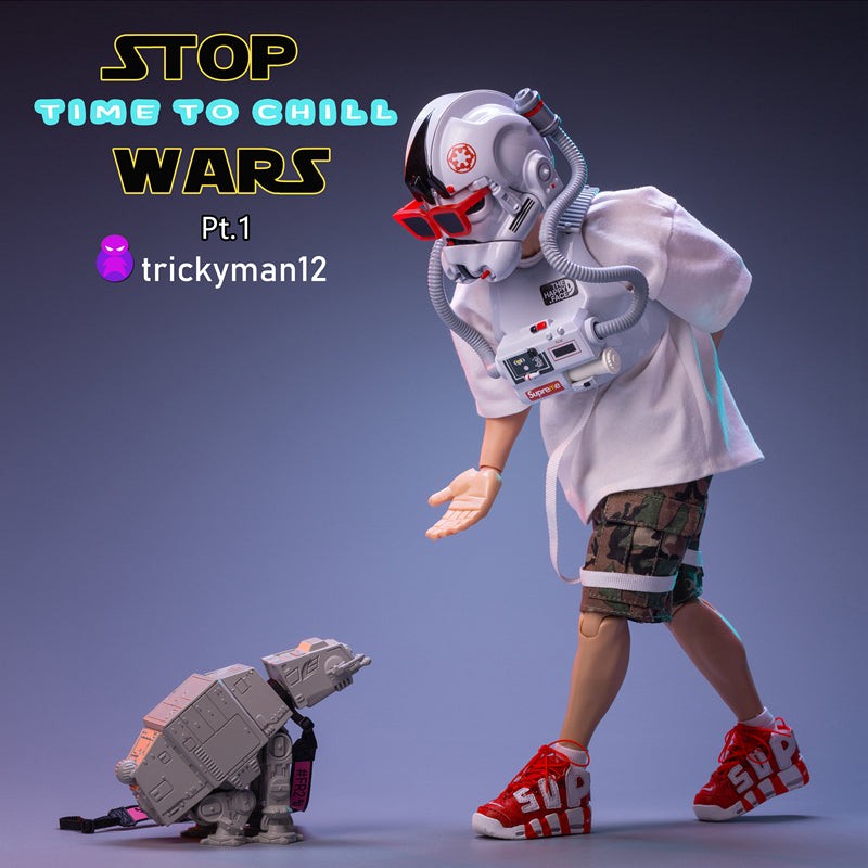 Load image into Gallery viewer, Trickyman12 - Stop Wars Pt1 Figure