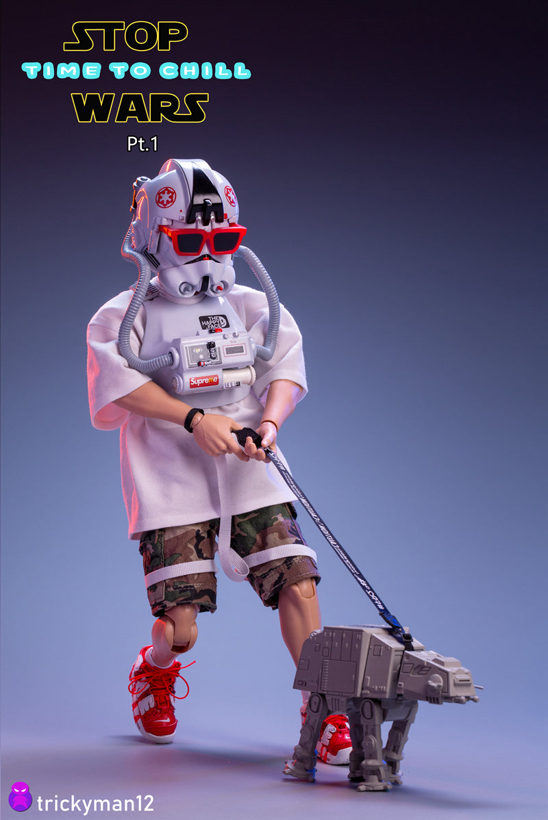 Load image into Gallery viewer, Trickyman12 - Stop Wars Pt1 Figure