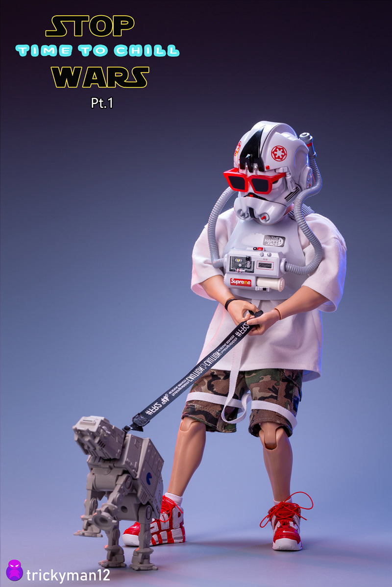 Load image into Gallery viewer, Trickyman12 - Stop Wars Pt1 Figure