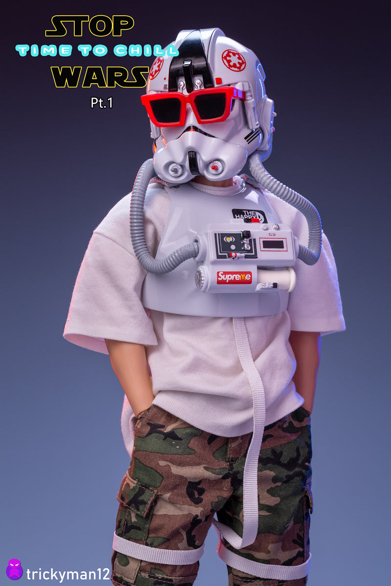 Load image into Gallery viewer, Trickyman12 - Stop Wars Pt1 Figure