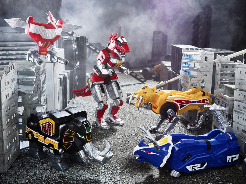 Load image into Gallery viewer, Power Rangers Lightning Collection - Zord Ascension Project: Mighty Morphin Dino Megazord