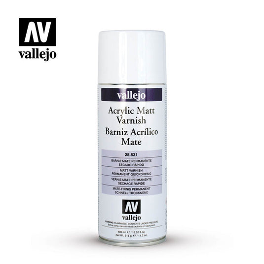 Vallejo - 28531 Aerosol Acrylic Varnish: Matt 400ML