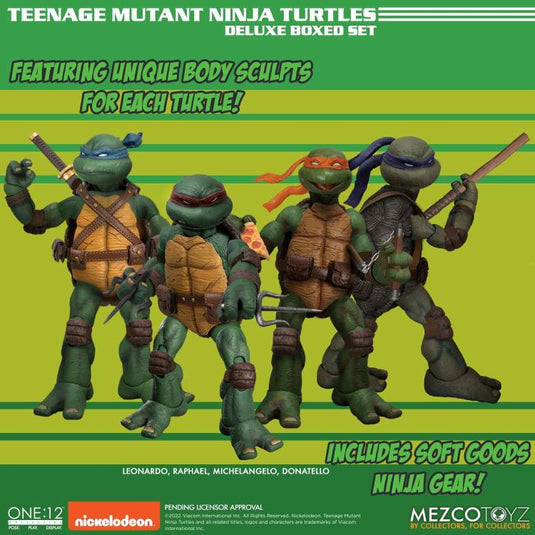 Mezco Toyz - One:12 Teenage Mutant Ninja Turtles Deluxe Box Set