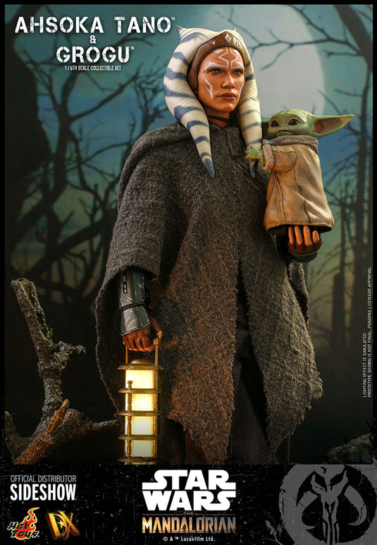 Hot Toys - Star Wars The Mandalorian - Ahsoka Tano and Grogu Set