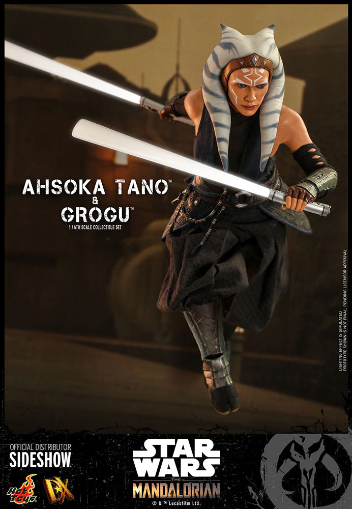Load image into Gallery viewer, Hot Toys - Star Wars The Mandalorian - Ahsoka Tano and Grogu Set