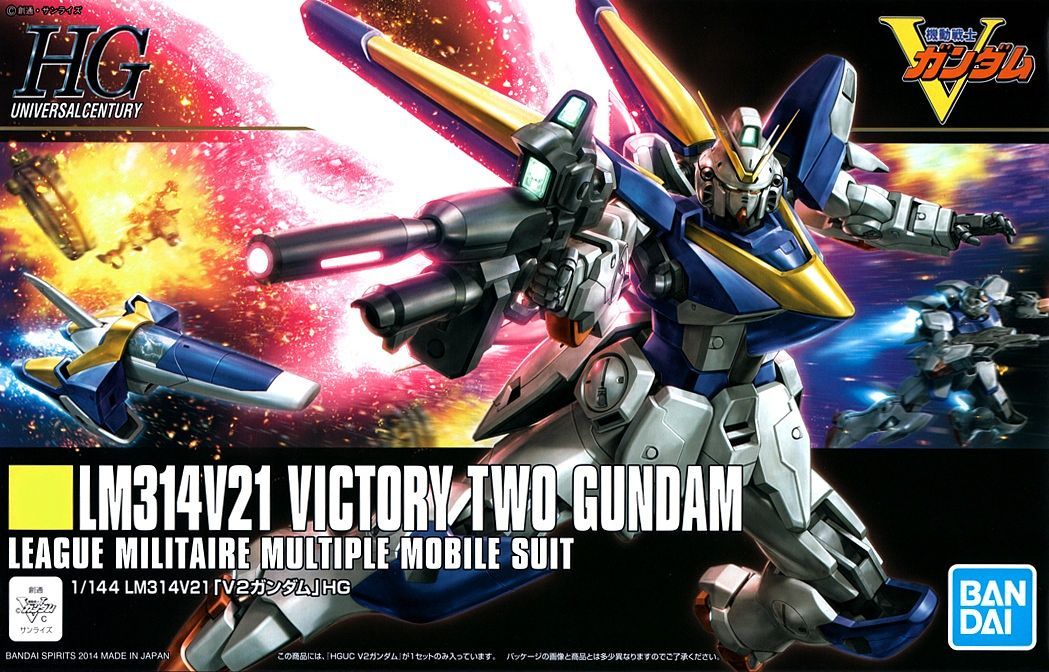 2点セット Charlie TF201 50F Vicky TF184 01B HGUC 1/144 - 169 LM314V21 Victory Two Gundam – Ages Three and Up