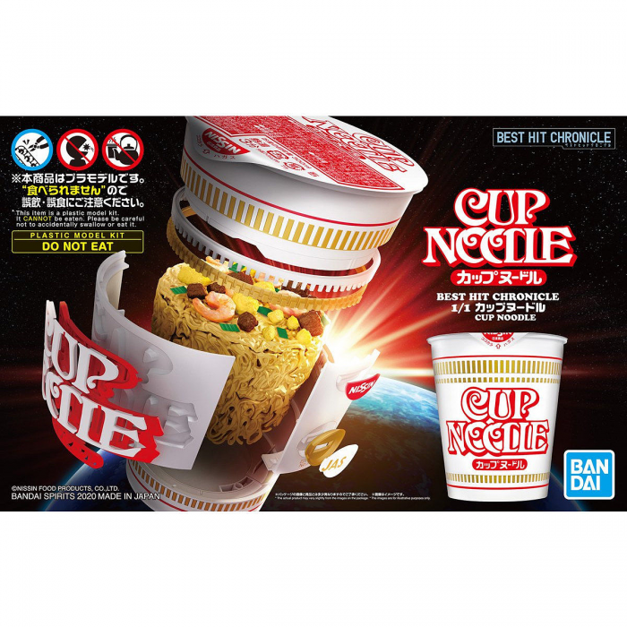 Bandai - Best Hit Chronicle: Cup Noodle 1/1 Scale Model Kit – Ages