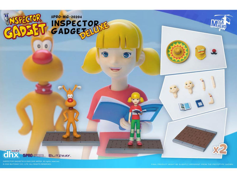 Load image into Gallery viewer, Blitzway - MEGAHERO Inspector Gadget: Inspector Gadget Deluxe Figure Set