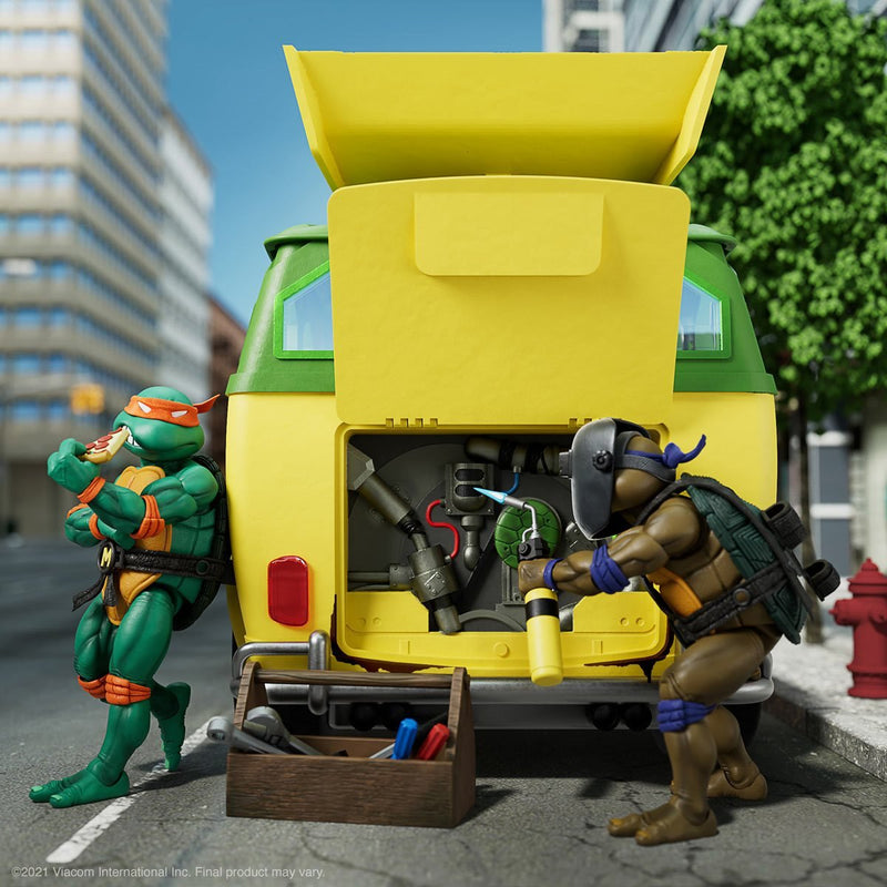Load image into Gallery viewer, Super 7 - Teenage Mutant Ninja Turtles Ultimates: Party Wagon Vehicle