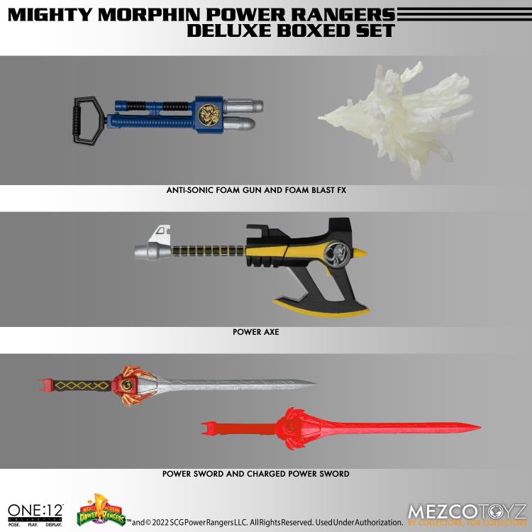 Load image into Gallery viewer, Mezco Toyz - One:12 Mighty Morphin' Power Rangers Deluxe Box Set