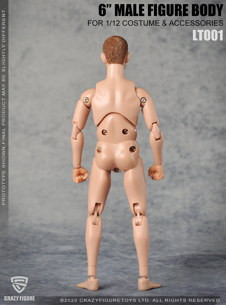 Load image into Gallery viewer, Crazy Figure - 1/12 Multi Joint Movable Male Body with Neck