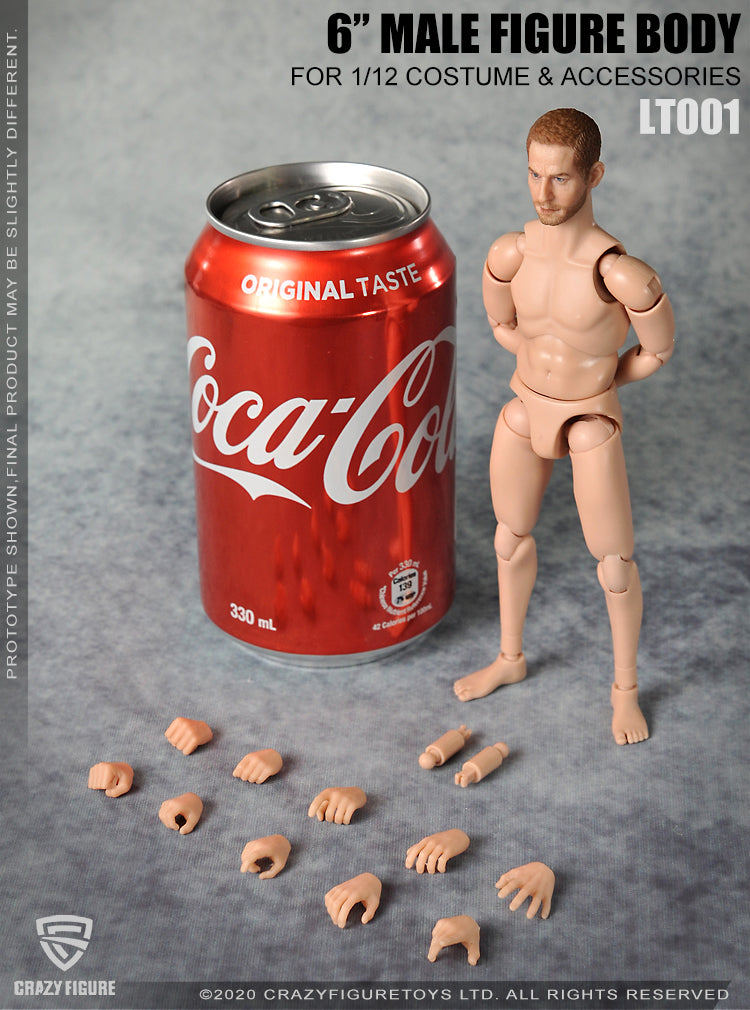 Load image into Gallery viewer, Crazy Figure - 1/12 Multi Joint Movable Male Body with Neck
