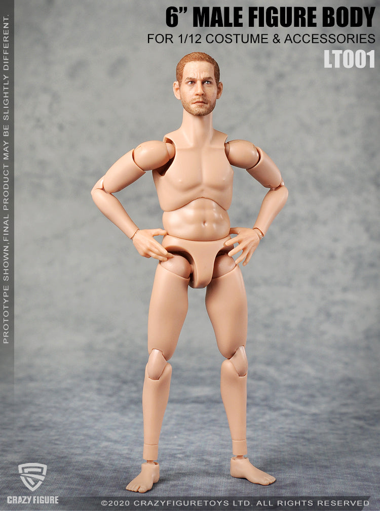 Load image into Gallery viewer, Crazy Figure - 1/12 Multi Joint Movable Male Body with Neck