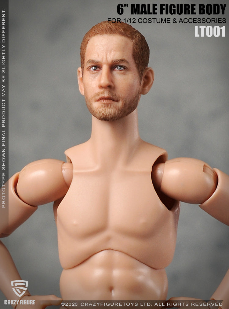 Load image into Gallery viewer, Crazy Figure - 1/12 Multi Joint Movable Male Body with Neck