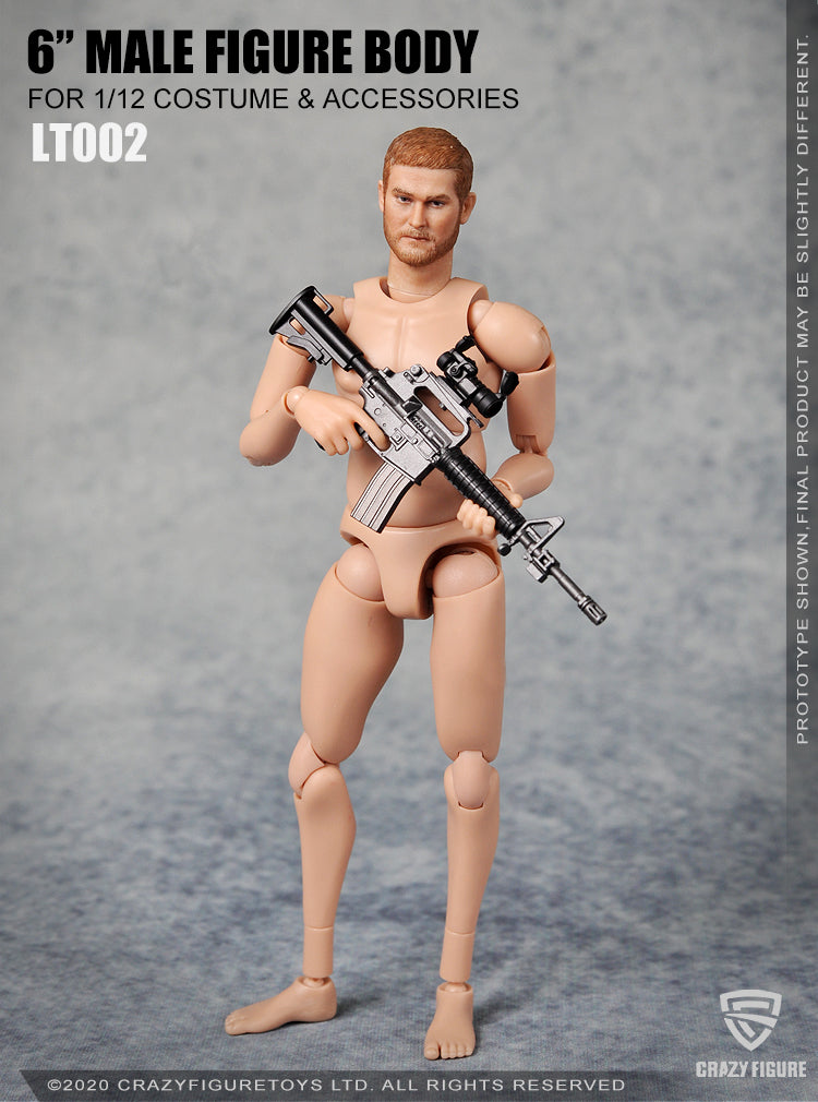 Load image into Gallery viewer, Crazy Figure - 1/12 Multi Joint Movable Male Body without Neck